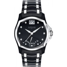 Wittnauer Men's 12D106 Diamond Black Monserrat Watch