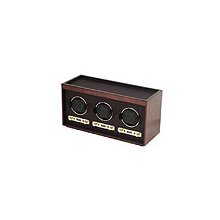 Wolf Designs Meridian 2.7 Burlwood Triple Winder Watchwinder - Burlwood 453710 Sale