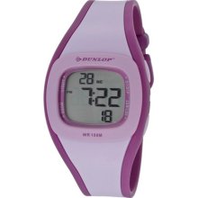 Women's Digital Multi-Function Purple & Lavender Rubber ...