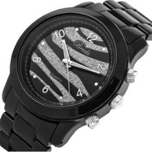 Women's Jordan Watch - Color: Black / Zebra ...