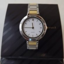 Womens/lady Luxury Style Noevir Stainless Steel Wrist Watch White Dial
