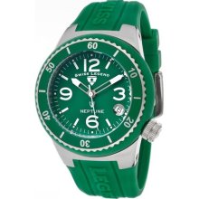 Women's Neptune (40 mm) Green Dial Green Silicone ...