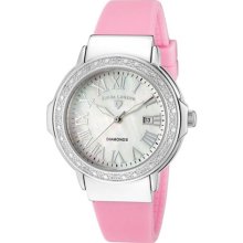 Women's South Beach White Diamond (0.096 ctw) White Mother Of Pea ...