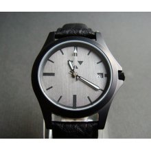 Wristwatch with handcrafted Lydian Dial 1 with stainless steel PVD case - Made to Order