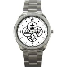 York Ride Fremason Masonic Symbol Watch Fit Your Tshirt