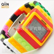 10 Pc Lot Fashion Sport Night Light Watch Shhors Digital Wrist Watch