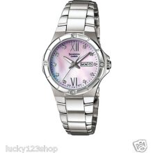 100% Genuine Casio Watch Sheen Stainless Steel She-4022d-4a