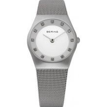 11927-000 Bering Time Ladies All Silver Mesh Watch