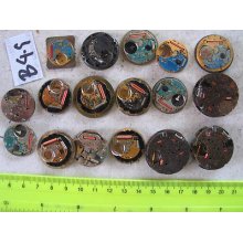 17pc Swiss Gents Quartz Watch Movement Parts Watch Asis