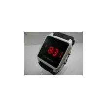 1pcs/lot new red fashion digital power reserve led wrist watches