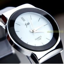 2 Colour Simple Causal Silicone Women Ladies Quartz Analog Wrist Watch Gift