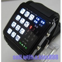 2012 Arrival Cool Mix Led Dot Matrix Digital Sport Mens Watch