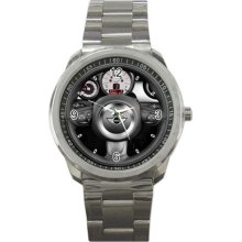 2012 Mini Cooper Convertible 2 door Steering Wheel Sport Metal Watch - Metal