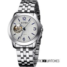 2013 Eyki Fashion Smart Men Stainless Steel Automatic Mechanical Wrist Watch