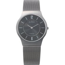 233LTTM Skagen Mens Steel Grey Mesh Watch