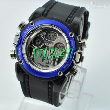 3pcs 2012 Digital Sports Wrist Watch Ohsen Silicone Day Date Analog