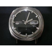 6119 C Seiko Rare Vintage Automatic Mechanical Winding 21 J Black Face Watch