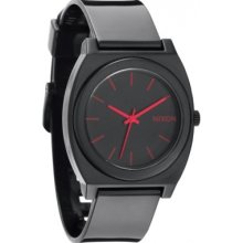 A119-1480 Nixon The Time Teller P Black Bright Pink Watch