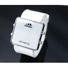 Adidas boys and girls electronic watches LED watches jelly table