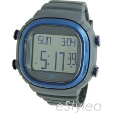 Adidas Digital Men Multifunctional Seoul Watch Grey/blue Adh2130 Nib+warranty