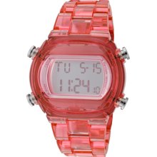 Adidas Watches Candy Multi-Function Silver Digital Dial Pink Plastic