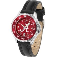 Alabama Crimson Tide UA Womens Leather Anochrome Watch