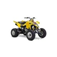 AMR Racing - Suzuki LTZ 400 ATV (2009-2012) - Ed Hardy Love Kills - Yellow Quad Graphic Kit