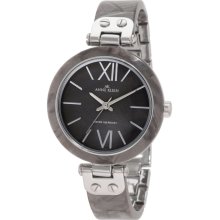 Anne Klein Grey Marbleized Resin Bangle Ladies Watch 10-9653GMGY