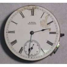 Antique American Waltham Pocket Watch Wm. Ellery Lever Set Movement W1-089