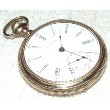 Antique Working 1899 Waltham 17 Jewel 16s Gold Pocket Watch; A.w.w.co. Waltham