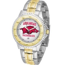 Arkansas Razorbacks UA Mens Stainless 23Kt Watch