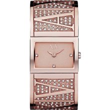 Armani Exchange AX4114 Rose Gold Tone Ladies Watch