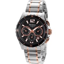 Armitron Stainless Steel Two Tone Chronograph Watch - 20/4786Bkrg -