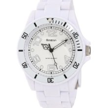 Armitron Women's 256408wht Sport White Dial And Resin Bracelet Watch Wrist