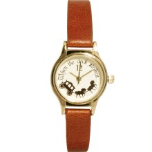 ASOS Clock Strikes 12 Watch Brown