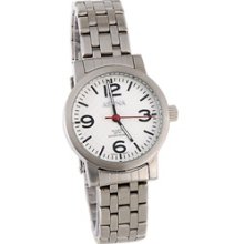 ASTINA Women's Round Dail Stainless Steel Strap Analog Watch (White)