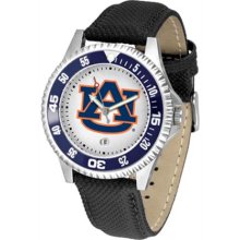 Auburn University Tigers AU Mens Leather Wrist Watch