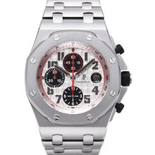 Audemars Piguet Royal Oak Offshore Panda Chronograph on Bracelet.