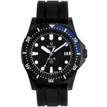 Authentic Bulova Men's 98b159 Watch Marine Star Blue Dive Waterproof