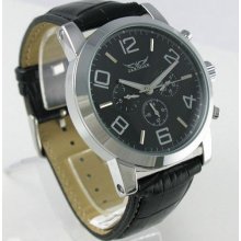 Automatic Mechanical 6 Hands Mens Watch Wrist Watch Black Gift