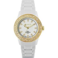 Avalanche 44mm Bliss Watch White and Gold AV-107S-WHGD-44 ...