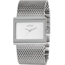 Axcent Unisex Precision Stainless Watch - Silver Mesh Bracelet - Silver Dial - AXTX61944-632