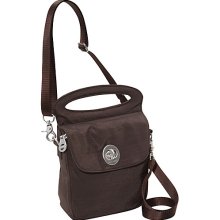 baggallini St. Tropez Mini Crossbody Espresso/Tomato