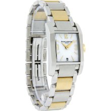 Baume & Mercier Diamant Ladies MOP Dial Two Tone Swiss Quartz Watch 8600