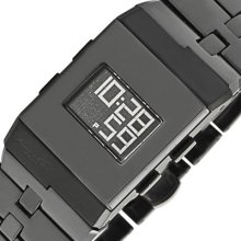 Black Ceramic Kenneth Cole York Womens Digital Watch Bracelet