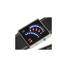 brand new design 29 led lights digital pu strap wrist watches