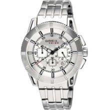 Breil Tribe Men's Stainless Steel Case and Bracelet TW0443 Watch