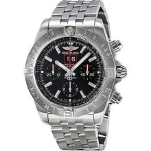 Breitling Chronomat Blackbird Automatic Chronograph Black Dial Mens Watch