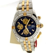 Breitling Chronomat Steel 18K Gold Watch B13356