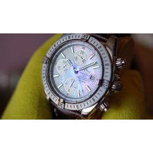 Breitling Evolution Mother Of Pearl Dial 44mm Chrongraph Date Automatic Watch